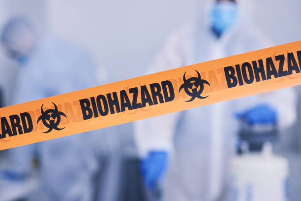 Professional Infectious Disease Decontamination technician working in Old Westbury, NY